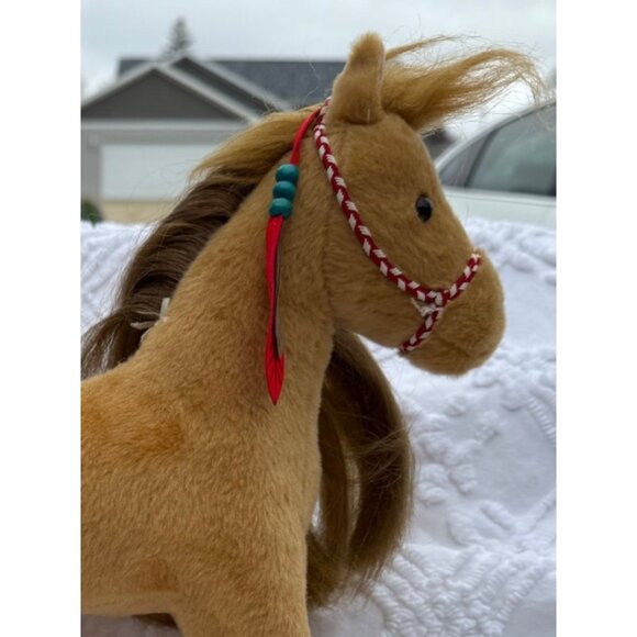 Cloud Dancer Indian Paint Horse Plush Stuffed Animal standing by Douglas feather - Picture 8 of 16